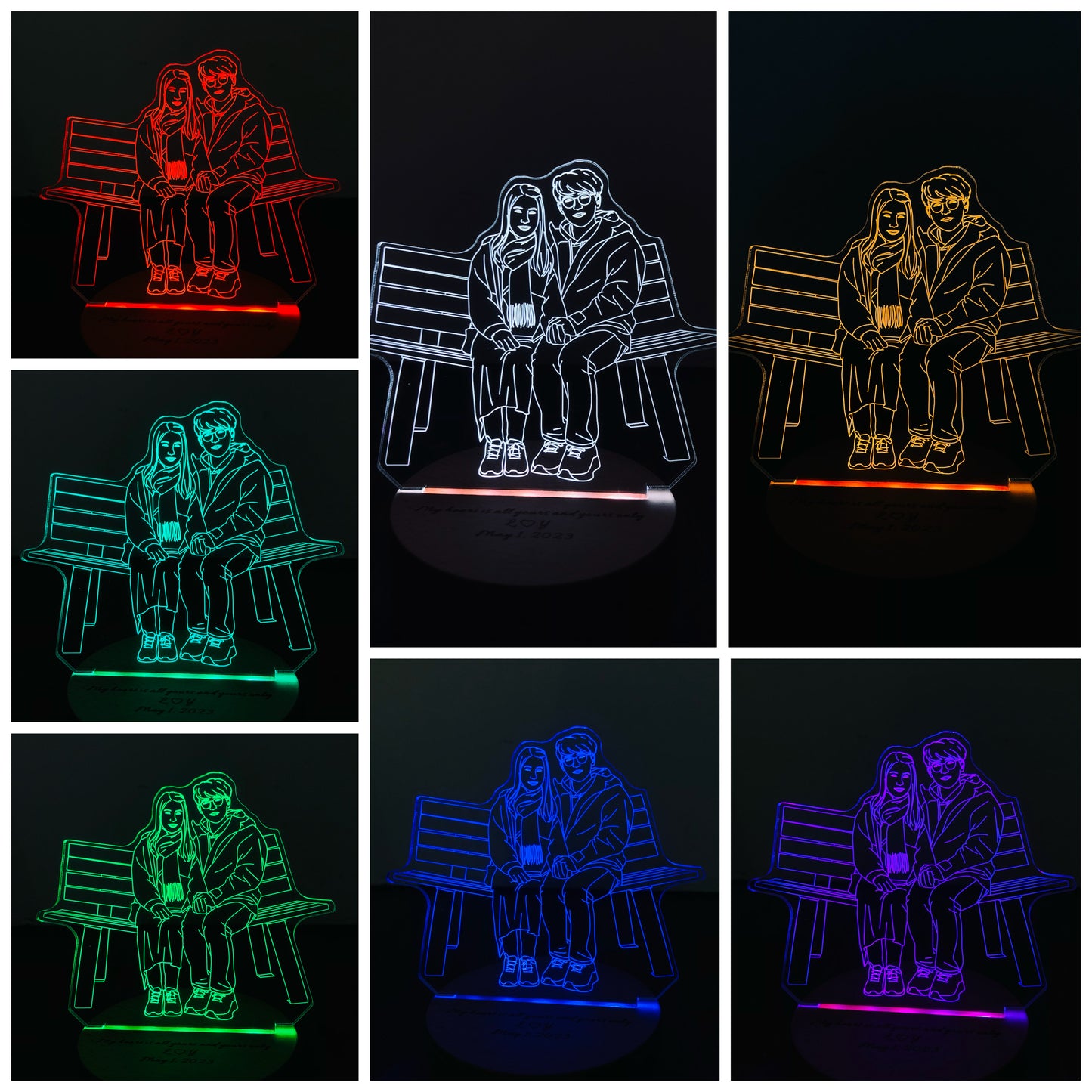 LED人像燈 | 禮物 |情侶